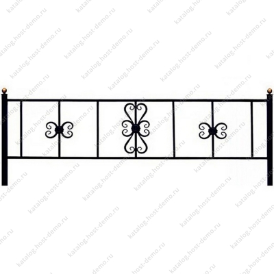 Ограда металлическая № 70