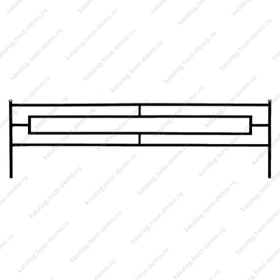 Ограда металлическая № 64
